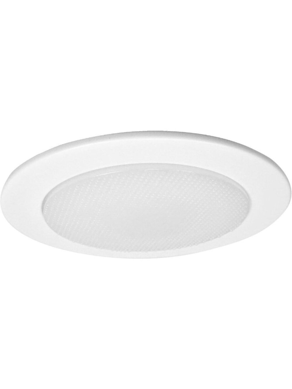 4-Inch White Shower Trim with Glass Lens for 4-Inch Housings - Modern Lighting